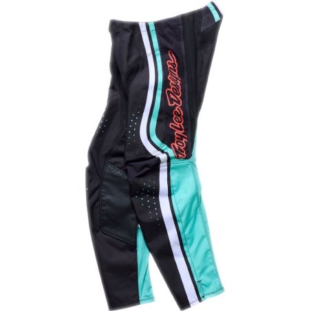 Pantalón infantil TROY LEE DESIGNS GP Pro - Roller Negro/Teal - motoscamaralweb.com
