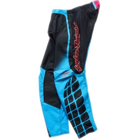 Pantalón infantil TROY LEE DESIGNS GP Pro - Framework Negro/Cyan - motoscamaralweb.com