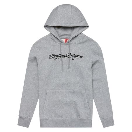 Sudadera con capucha TROY LEE DESIGNS Signature - Gray Heather - motoscamaralweb.com