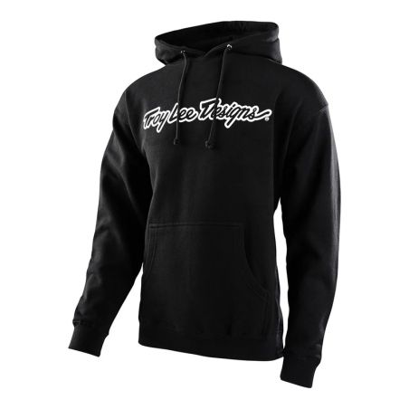 Sudadera con capucha infantil TROY LEE DESIGNS Signature - negro - motoscamaralweb.com