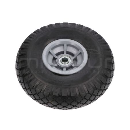 RUEDA PU 10 260MM 3.00-4 RODAMIENTO METÁLICO MAX.150KG - motoscamaralweb.com
