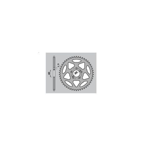 Corona PBR acero C45 estándar 4421 - 428 - motoscamaralweb.com