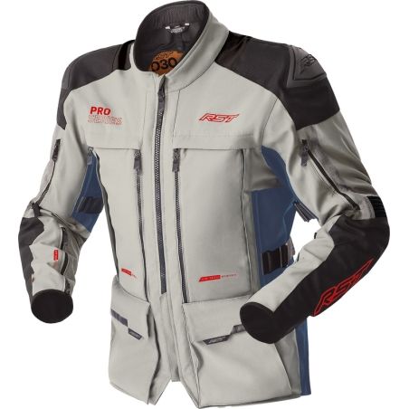 Chaqueta RST Pro Series Adventure D3O - plata/azul - motoscamaralweb.com
