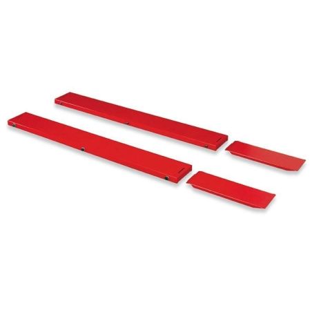 Extensiones laterales rojas estándar BIKE LIFT 210x30cm para MAX 504 - SW-516 - motoscamaralweb.com