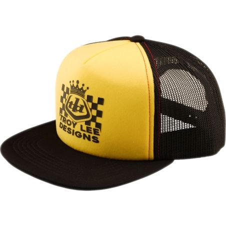 Gorra TROY LEE DESIGNS Trucker Snapback - Friday Night Black/Gold - motoscamaralweb.com
