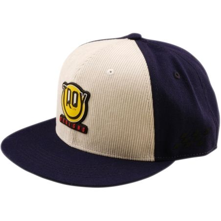 Gorra TROY LEE DESIGNS Flat Bill Snapback Happy Dayz - Indigo/Pumice - motoscamaralweb.com