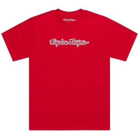 Camiseta TROY LEE DESIGNS Signature - Team Red - motoscamaralweb.com
