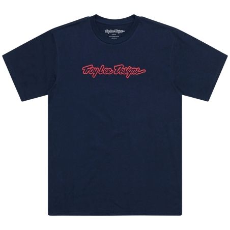 Camiseta TROY LEE DESIGNS Signature - Navy - motoscamaralweb.com