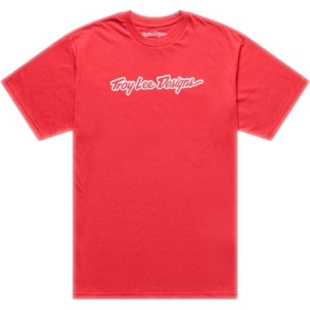 Camiseta infantil TROY LEE DESIGNS Signature - Scarlet - motoscamaralweb.com