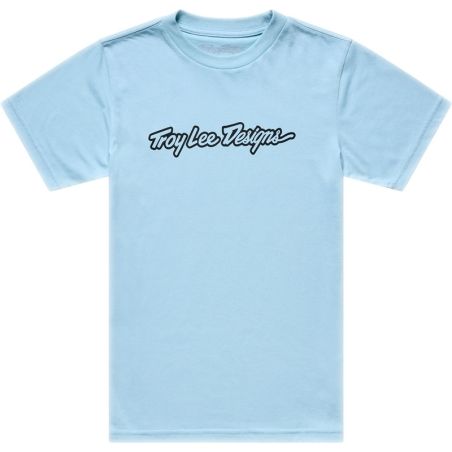 Camiseta infantil TROY LEE DESIGNS Signature - Dawn Blue - motoscamaralweb.com