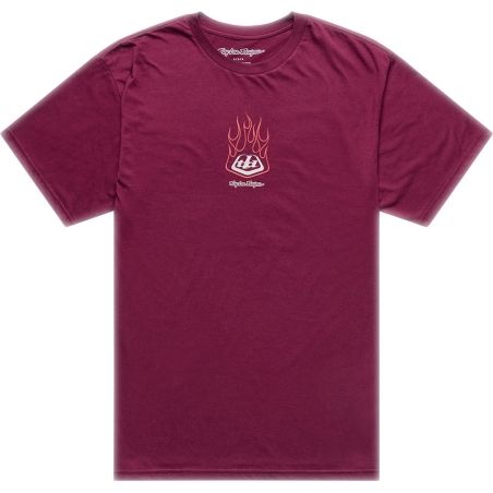Camiseta TROY LEE DESIGNS Flame2 - Sangria - motoscamaralweb.com