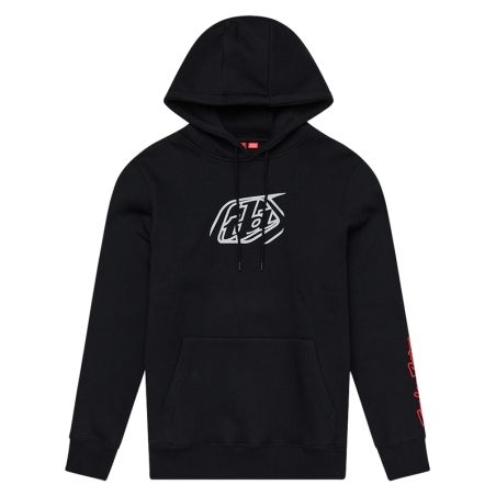 Sudadera con capucha TROY LEE DESIGNS Badge - negro - motoscamaralweb.com