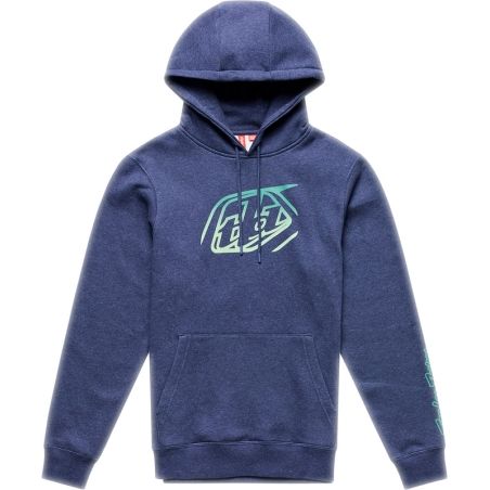 Sudadera con capucha TROY LEE DESIGNS Badge - Navy Heather - motoscamaralweb.com
