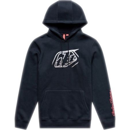 Sudadera con capucha TROY LEE DESIGNS Badge - negro/gris - motoscamaralweb.com