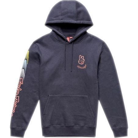 Sudadera con capucha TROY LEE DESIGNS Peace Out - Carbon/Black - motoscamaralweb.com