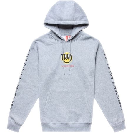 Sudadera con capucha TROY LEE DESIGNS Happy Dayz - Gray Heather - motoscamaralweb.com