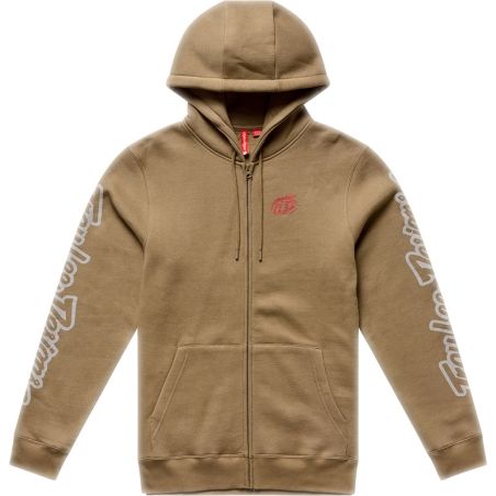 Sudadera con capucha TROY LEE DESIGNS Zip Up Badge - Sienna - motoscamaralweb.com