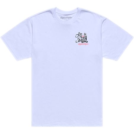 Camiseta TROY LEE DESIGNS Heritage - blanco - motoscamaralweb.com