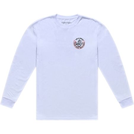 Camiseta TROY LEE DESIGNS Long Sleeve Carb Club - blanco - motoscamaralweb.com