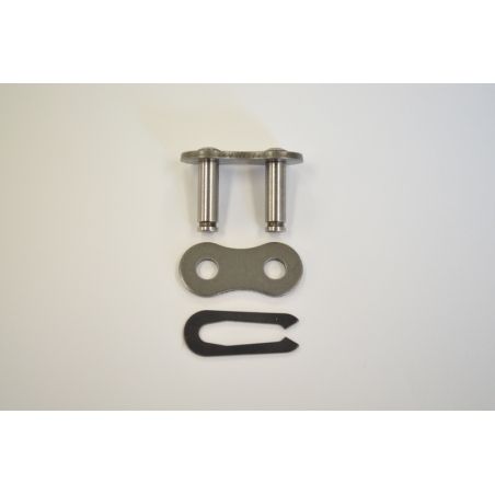Enganche de cadena EK 420DEH SPJ (clip) - Color acero - motoscamaralweb.com