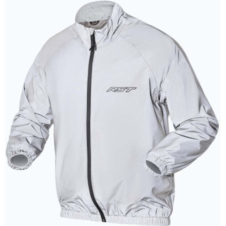 Chaqueta impermeable RST Night Rider reflectante - plata - motoscamaralweb.com