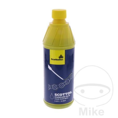 Aceite Scottoiler Azul 0.5L (0-30º) para Cadena | Motos Camaral