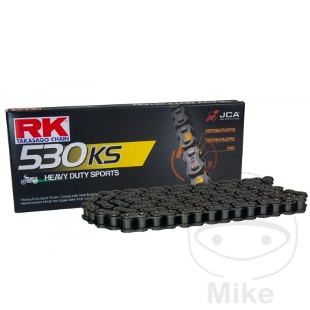 Cadena RK 530KS/106 sin retén con enganche clip | Motos Camaral
