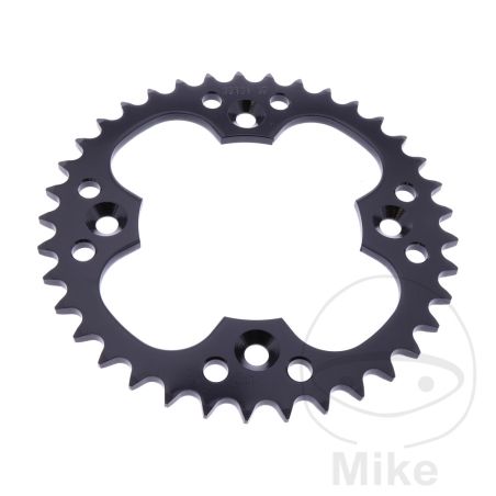 Corona 37 dientes paso 520 negra | Recambio Moto | Motos Camaral