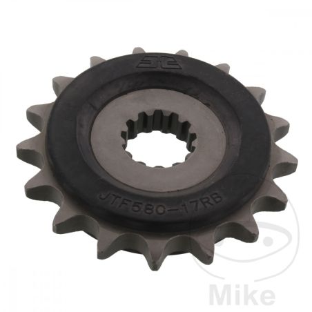 Piñón de Ataque 17 Dientes Paso 530 con Goma | Motos Camaral
