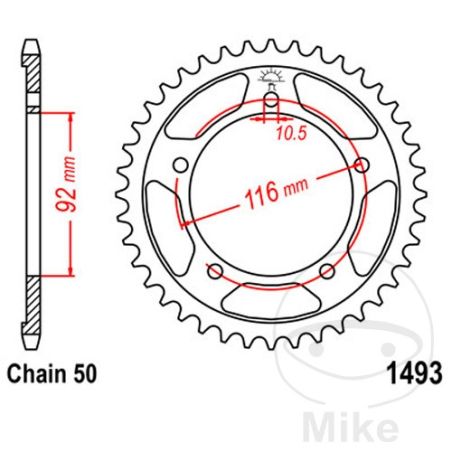 Corona 41 Dientes Paso 530 | Kit Transmisión | Motos Camaral