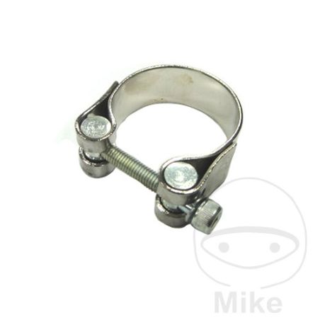 Abrazadera de Escape Cromada 38mm JMP | Motos Camaral