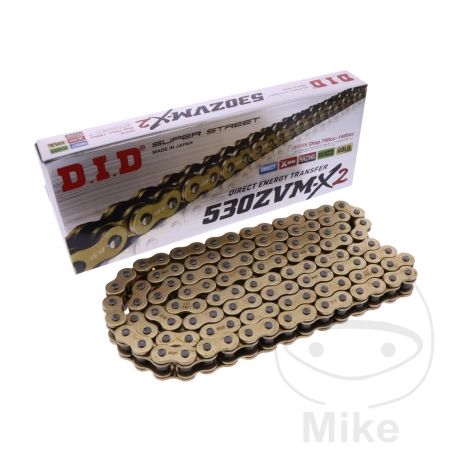 Cadena DID 530ZVMX2 G&amp;G 114 Eslabones | DID | Motos Camaral