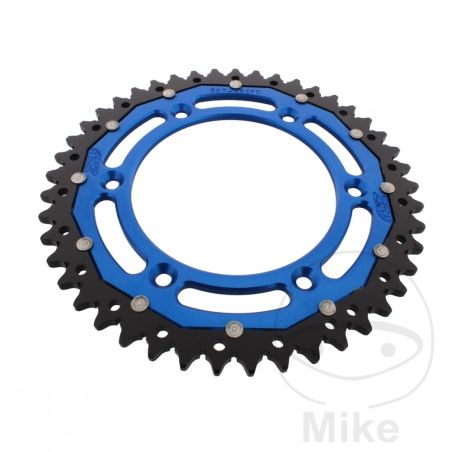 Corona ZF Dual 45 Dientes Paso 520 Azul | Motos Camaral