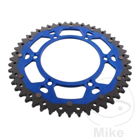 Corona Dual ZF 50D Paso 520 Azul | ZF | Motos Camaral