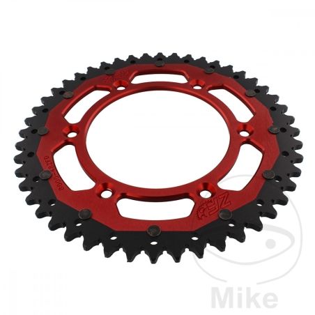 Corona ZF Dual 48 Dientes Paso 520 Roja | Motos Camaral