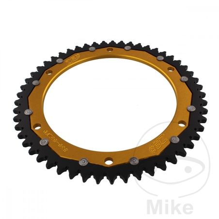 Corona Dual ZF 53 Dientes Paso 428 Dorada | Motos Camaral