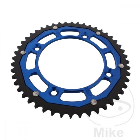 Corona Dual ZF 48D Paso 428 Azul | Motos Camaral