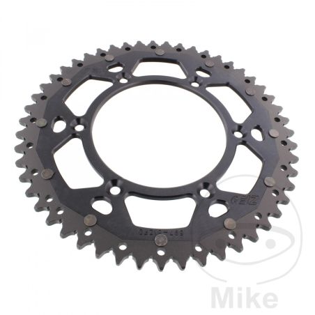 Corona ZF Dual 51 Dientes Paso 520 Negra | Motos Camaral