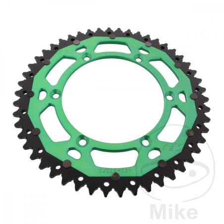 Corona Dual ZF 50 Dientes Paso 520 Verde | Motos Camaral