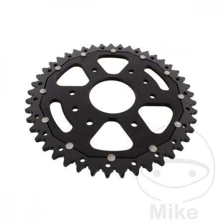 Corona Dual ZF 45 Dientes Paso 520 Negra | Motos Camaral