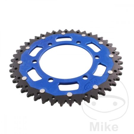 Corona Dual ZF 45 Dientes Paso 520 Azul | Motos Camaral