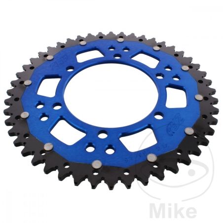 Corona ZF Dual 48 Dientes Paso 520 Azul | Motos Camaral