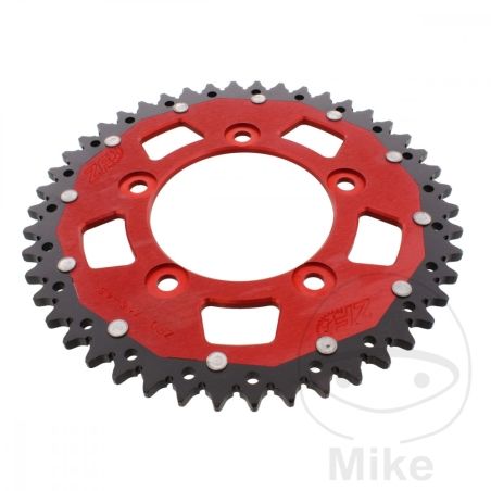 Corona dual 46D Paso 520 Rojo ZF | Motos Camaral