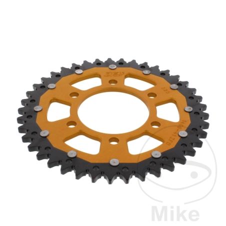 Corona Dual ZF 41 Dientes Paso 525 Dorada | Motos Camaral