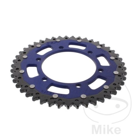 Corona Dual ZF 45 Dientes Paso 525 Azul | Motos Camaral