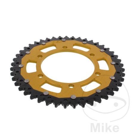 Corona ZF Dual 45 Dientes Paso 525 Dorada | Motos Camaral