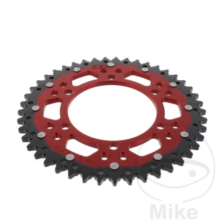 Corona Dual ZF 45 Dientes Paso 525 Roja | Motos Camaral