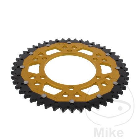 Corona dual ZF 48D Paso 525 Dorada | Motos Camaral