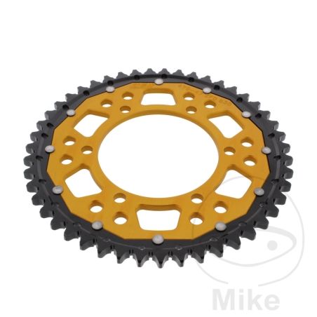 Corona ZF Dual 47 Dientes Paso 530 Dorada | Motos Camaral