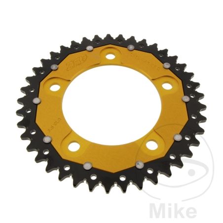 Corona Dual ZF 41 Dientes Paso 520 Dorada | Motos Camaral